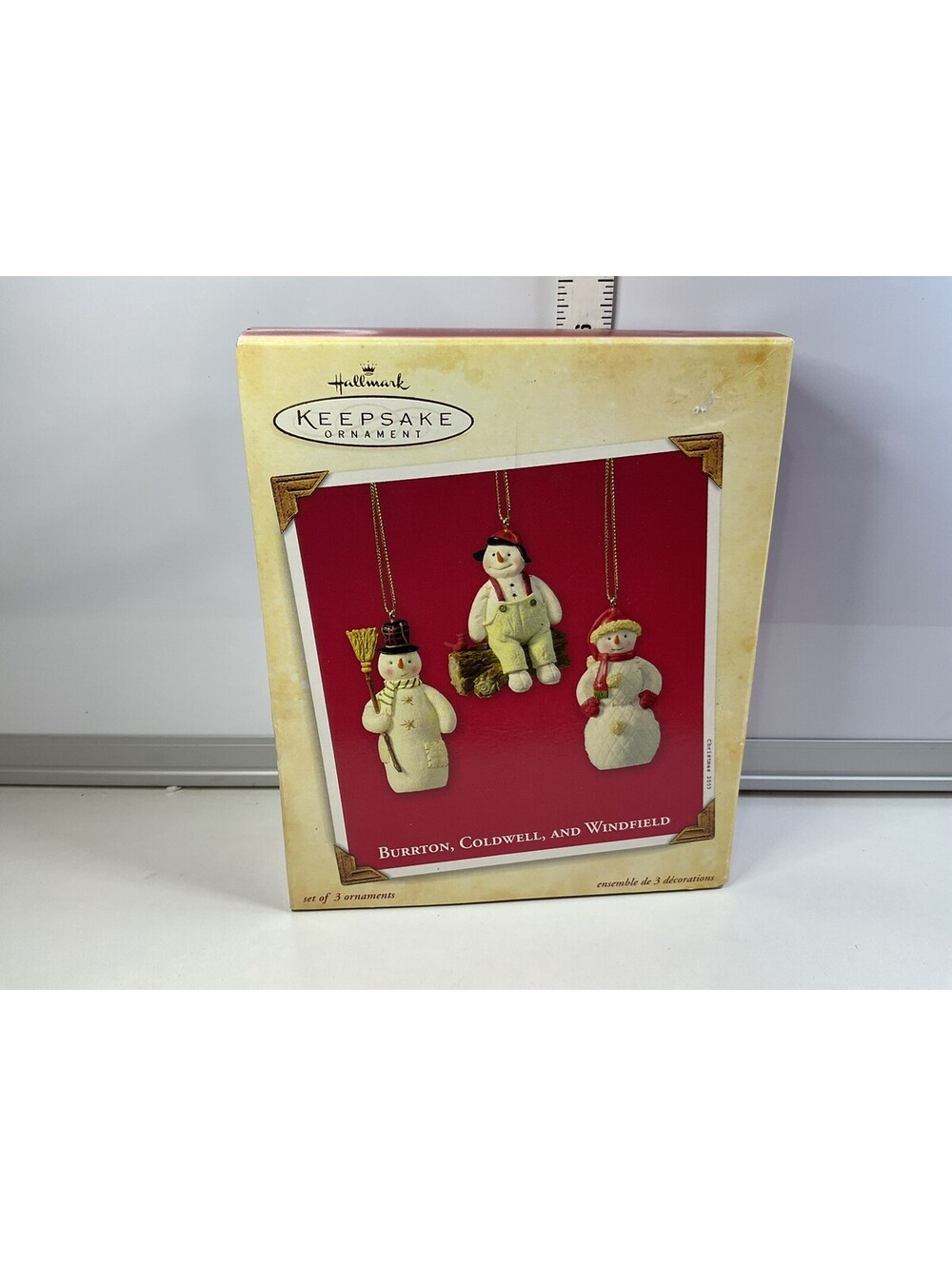 Hallmark Burton Coldwell And Winfield Ornament Set NIB